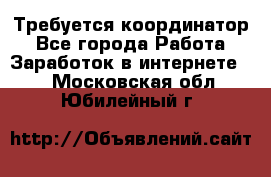 Требуется координатор - Все города Работа » Заработок в интернете   . Московская обл.,Юбилейный г.